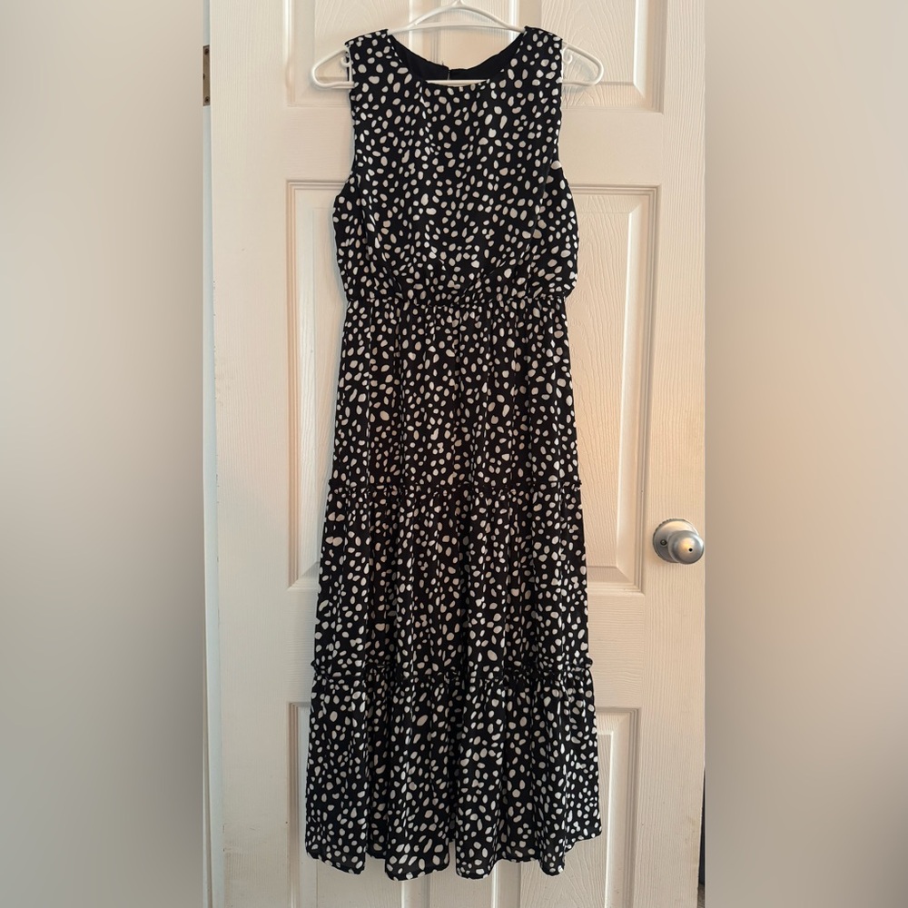 Vanilla Bay Black and White Patterned Dress